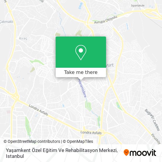 Yaşamkent Özel Eğitim Ve Rehabilitasyon Merkezi map