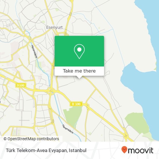 Türk Telekom-Avea Evyapan map