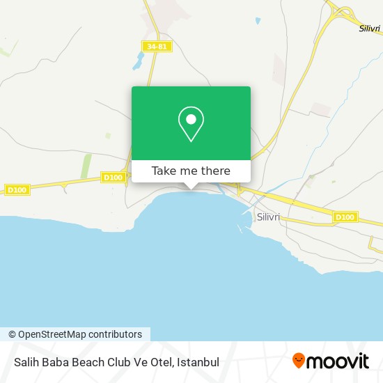 Salih Baba Beach Club Ve Otel map