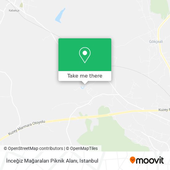 İnceğiz Mağaraları Piknik Alanı map