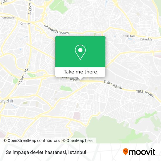 Selimpaşa devlet hastanesi map