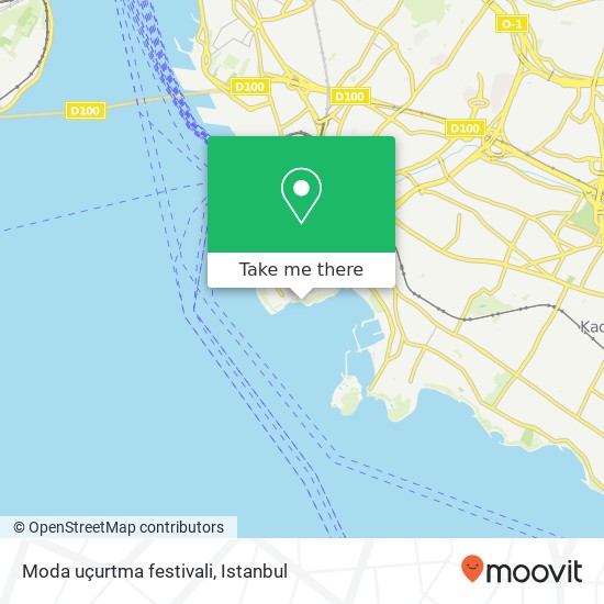 Moda uçurtma festivali map