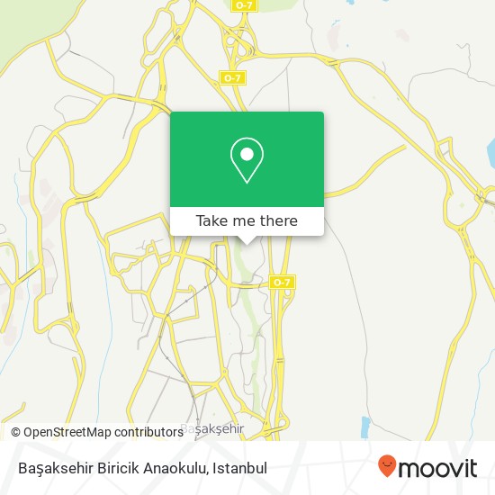 Başaksehir Biricik Anaokulu map