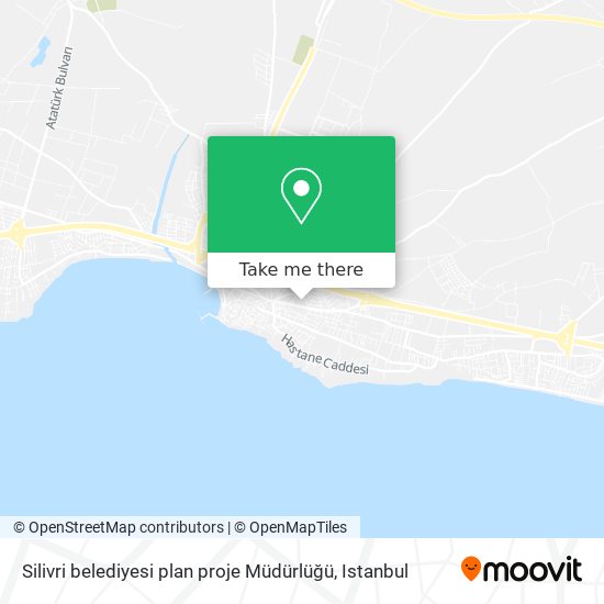 Silivri belediyesi plan proje Müdürlüğü map