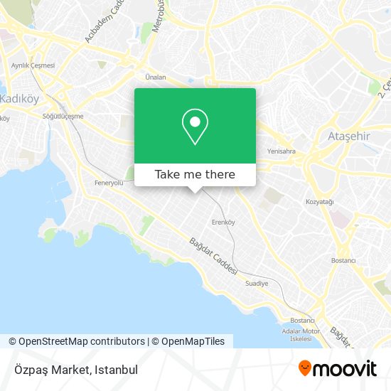 Özpaş Market map