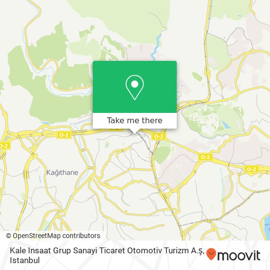 Kale Insaat Grup Sanayi Ticaret Otomotiv Turizm A.ş map