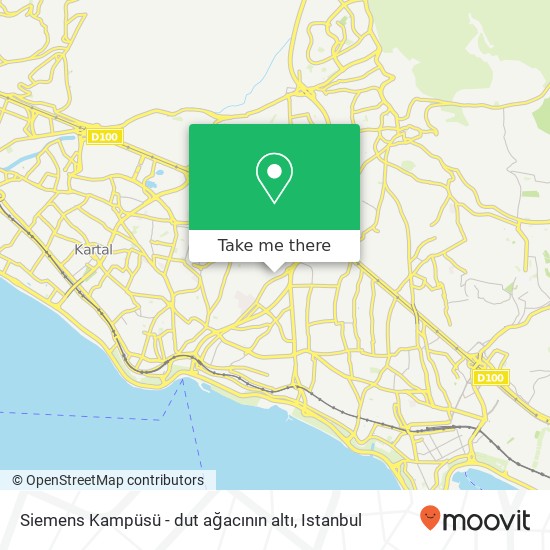 Siemens Kampüsü - dut ağacının altı map