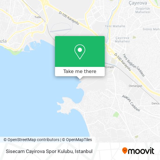 Sisecam Cayirova Spor Kulubu map