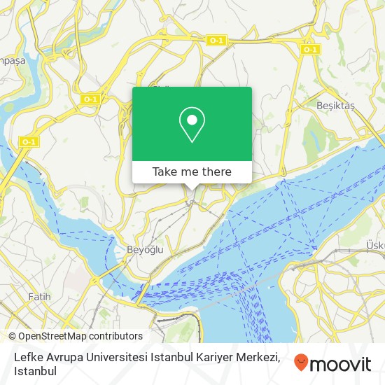 Lefke Avrupa Universitesi Istanbul Kariyer Merkezi map