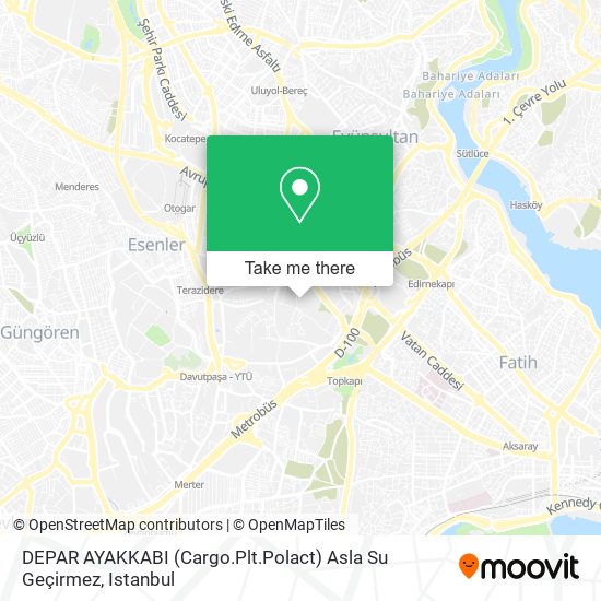 DEPAR AYAKKABI (Cargo.Plt.Polact) Asla Su Geçirmez map
