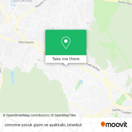 cimcime çocuk giyim ve ayakkabı map