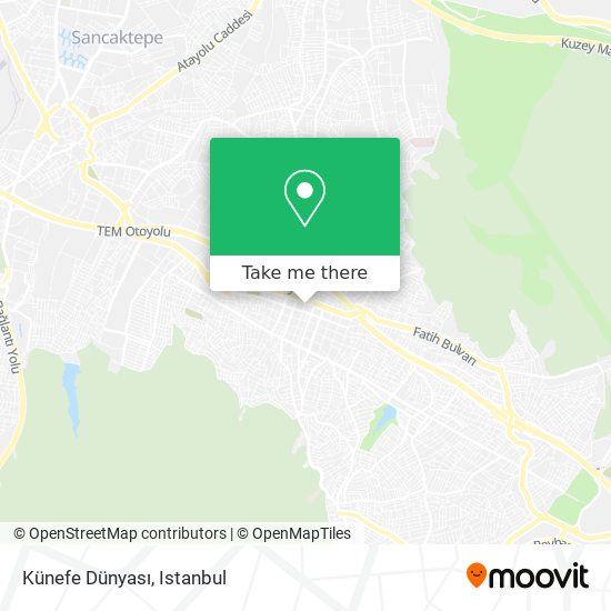Künefe Dünyası map