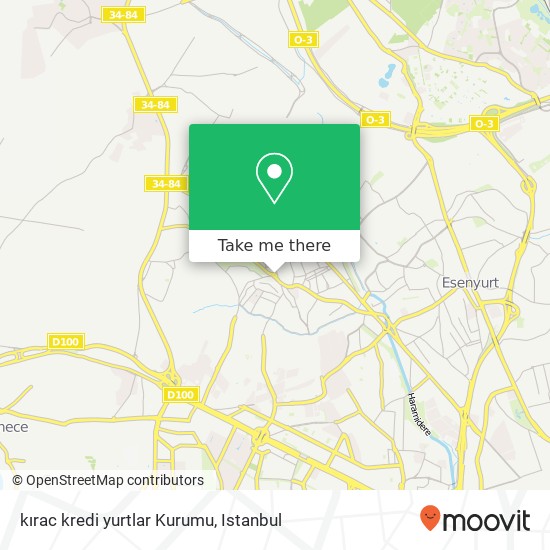 kırac kredi yurtlar Kurumu map