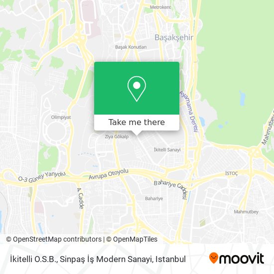 İkitelli O.S.B., Sinpaş İş Modern Sanayi map