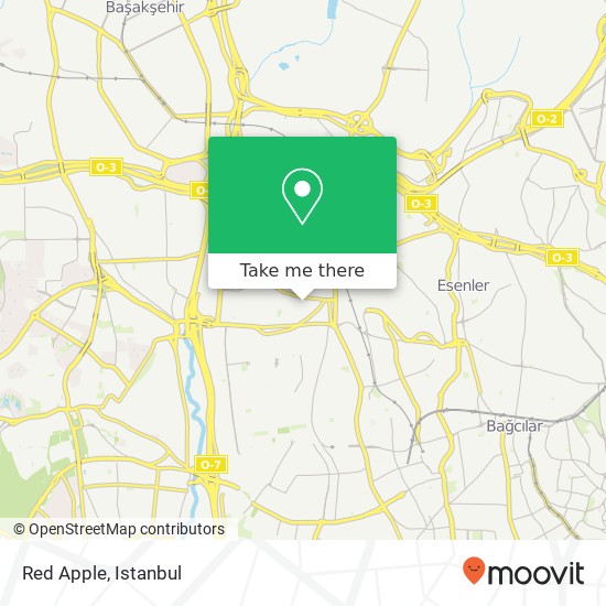 Red Apple map