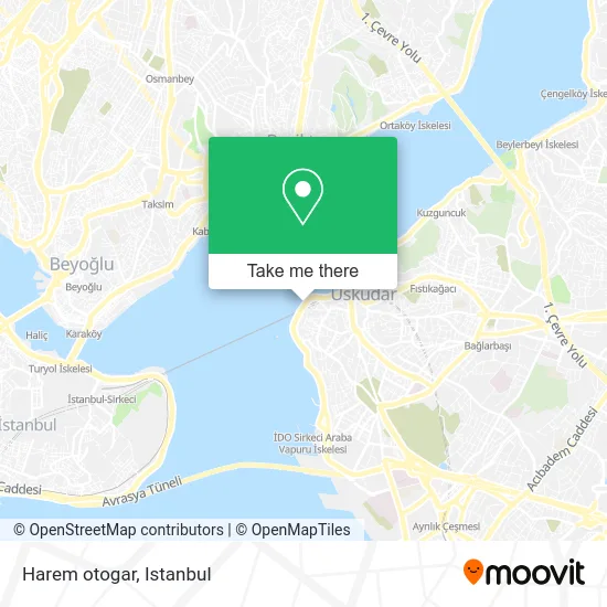 Harem otogar map