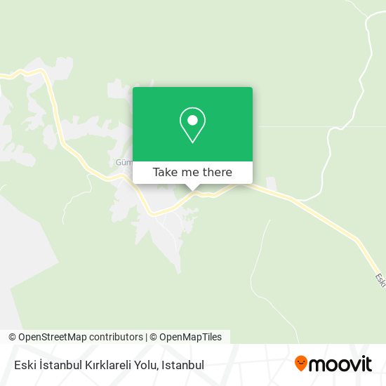 Eski İstanbul Kırklareli Yolu map