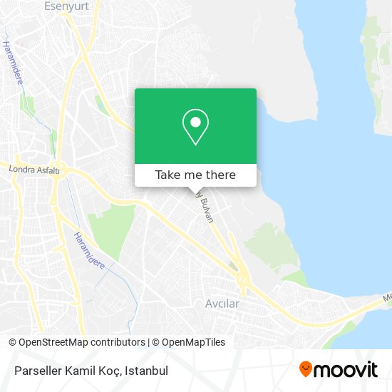 Parseller Kamil Koç map