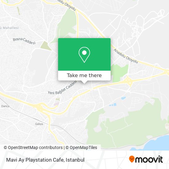 Mavi Ay Playstation Cafe map