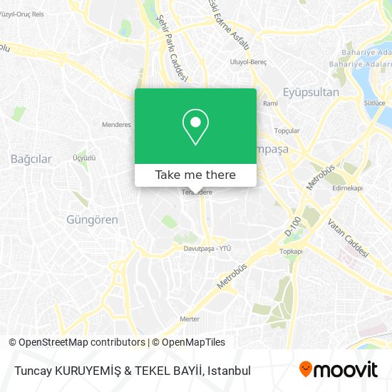 Tuncay KURUYEMİŞ & TEKEL BAYİİ map