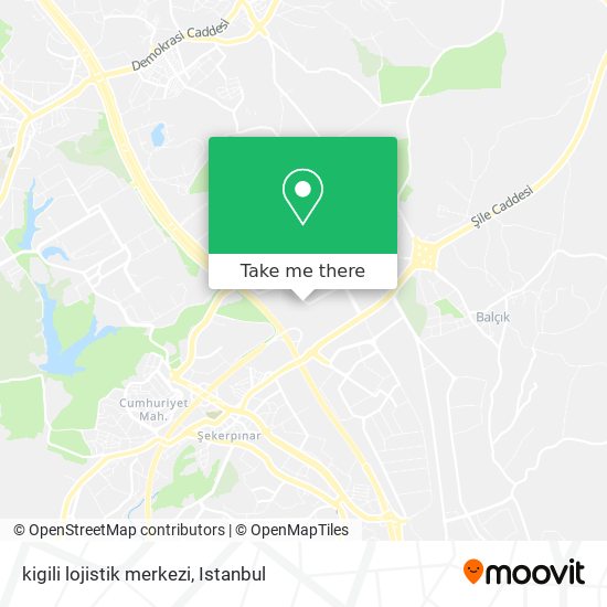kigili lojistik merkezi map