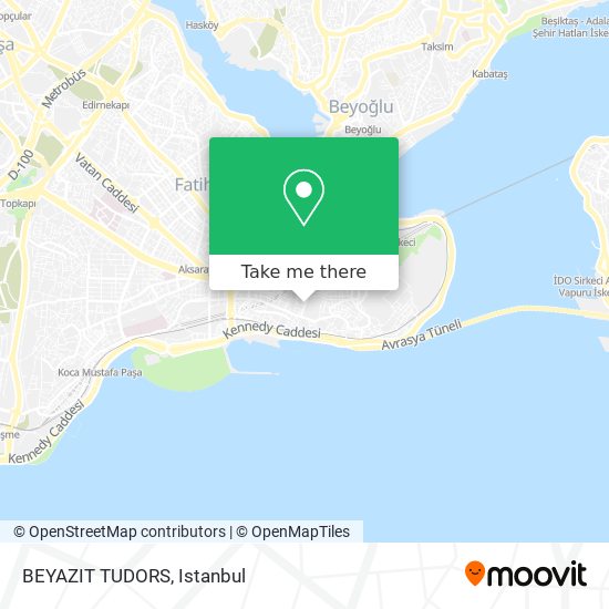 BEYAZIT TUDORS map