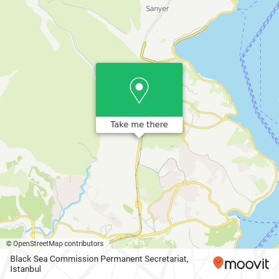 Black Sea Commission Permanent Secretariat map