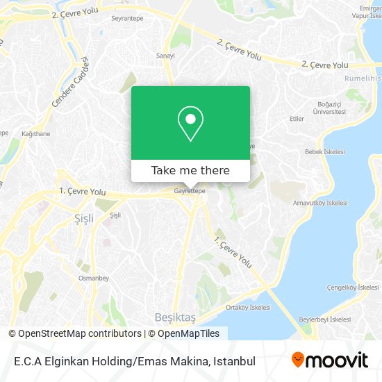 E.C.A Elginkan Holding / Emas Makina map