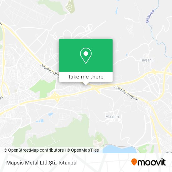 Mapsis Metal Ltd.Şti. map