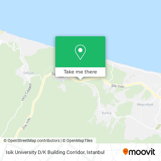 Isik University D / K Building Corridor map