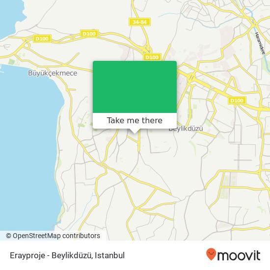 Erayproje - Beylikdüzü map