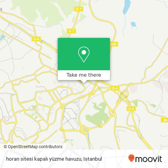 horan sitesi kapalı yüzme havuzu map