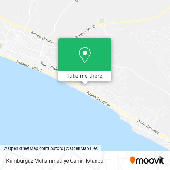 Kumburgaz Muhammediye Camii map