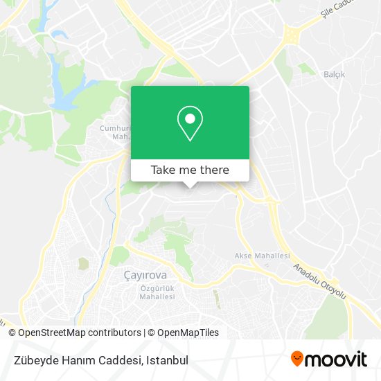 Zübeyde Hanım Caddesi map