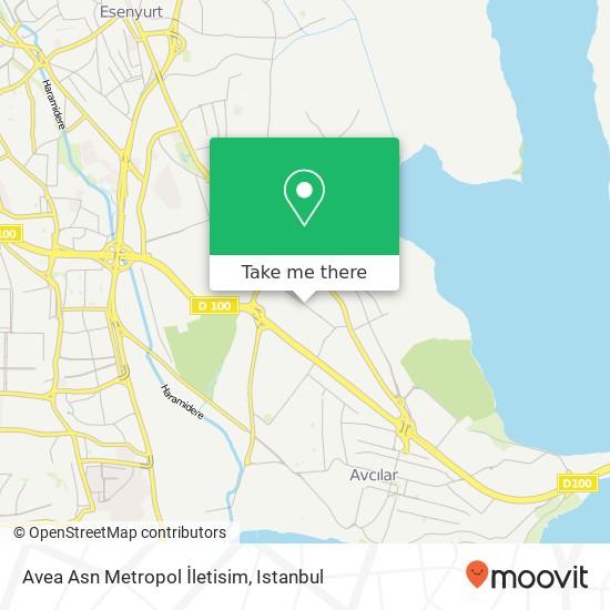 Avea Asn Metropol İletisim map