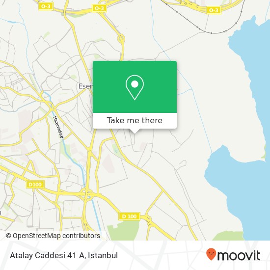 Atalay Caddesi 41 A map
