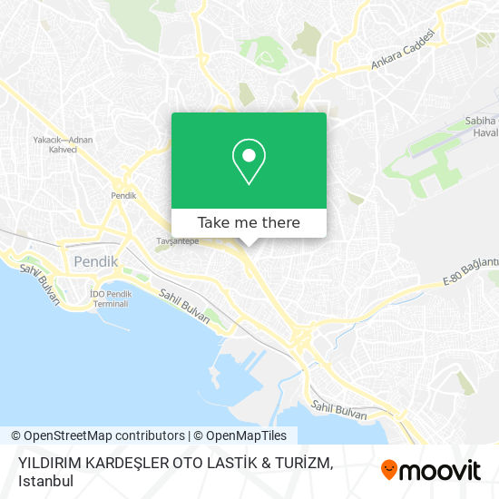 YILDIRIM KARDEŞLER OTO LASTİK &  TURİZM map