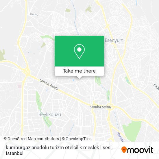 kumburgaz anadolu turizm otelcilik meslek lisesi map