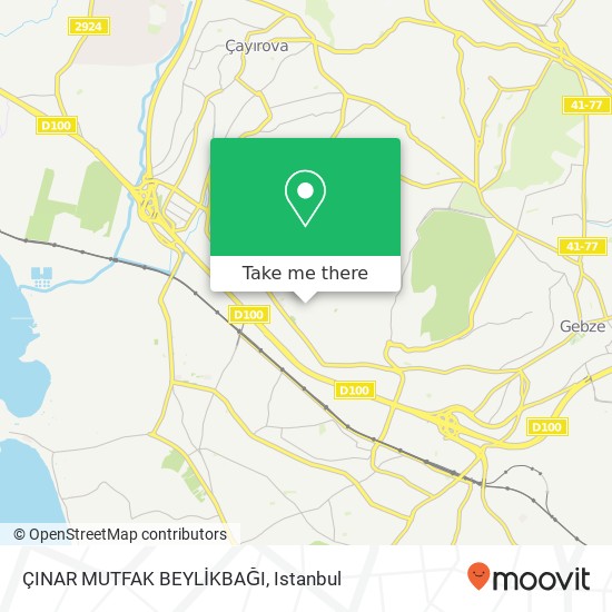 ÇINAR MUTFAK BEYLİKBAĞI map