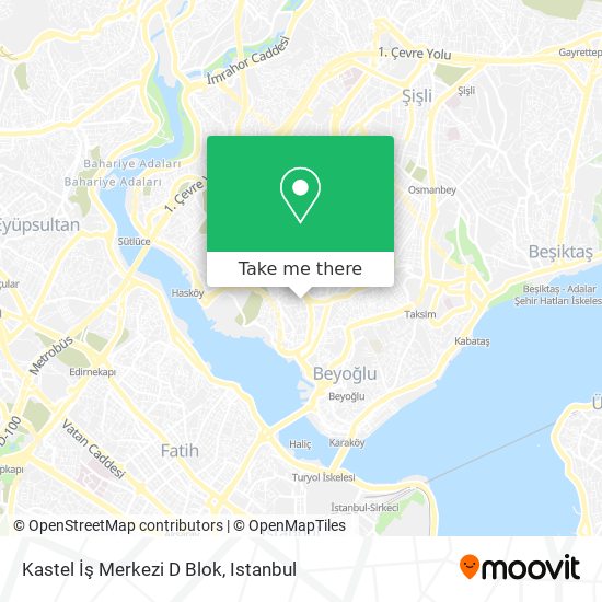 Kastel İş Merkezi D Blok map
