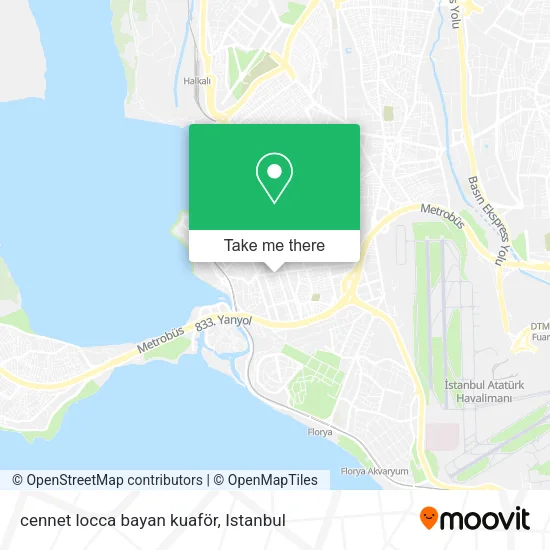 cennet locca bayan kuaför map