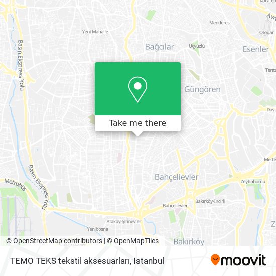 TEMO TEKS tekstil aksesuarları map