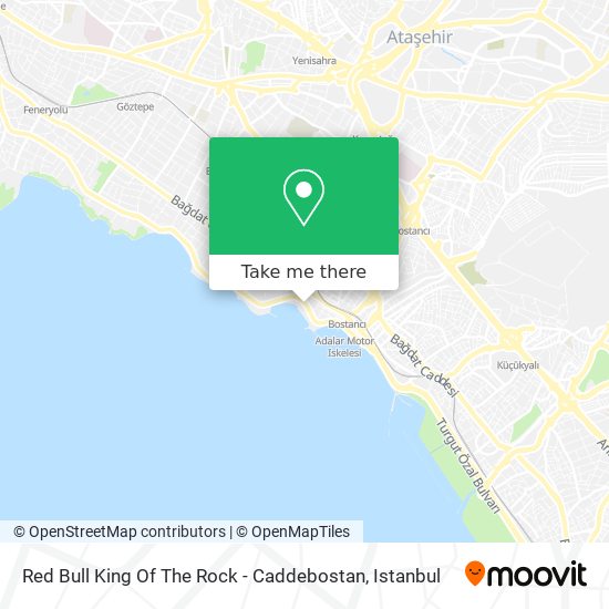 Red Bull King Of The Rock - Caddebostan map
