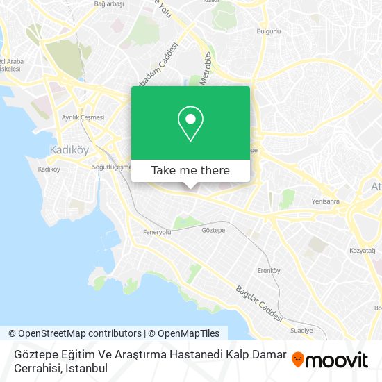 Göztepe Eğitim Ve Araştırma Hastanedi Kalp Damar Cerrahisi map