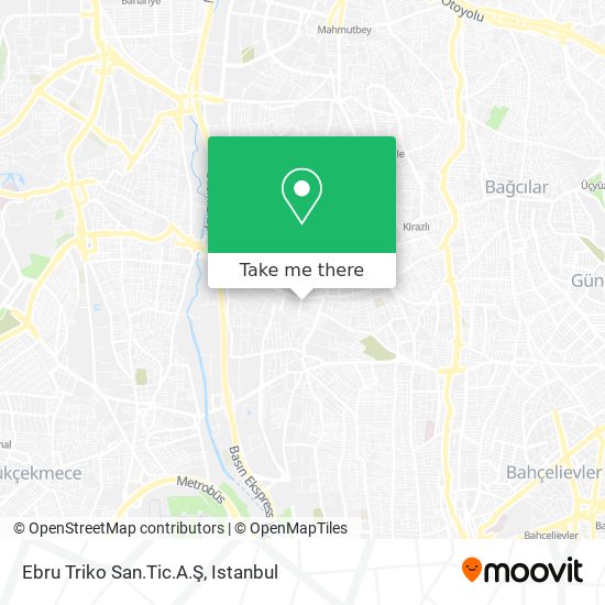 Ebru Triko San.Tic.A.Ş map