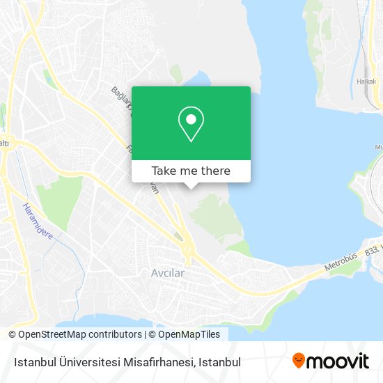 Istanbul Üniversitesi Misafirhanesi map