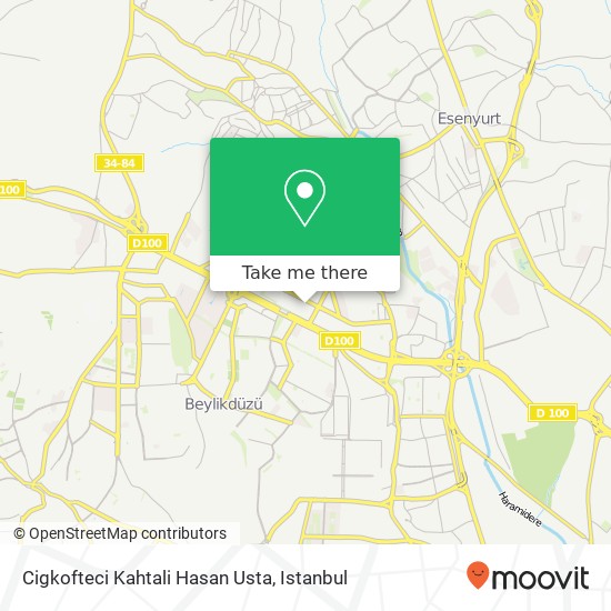 Cigkofteci Kahtali Hasan Usta map