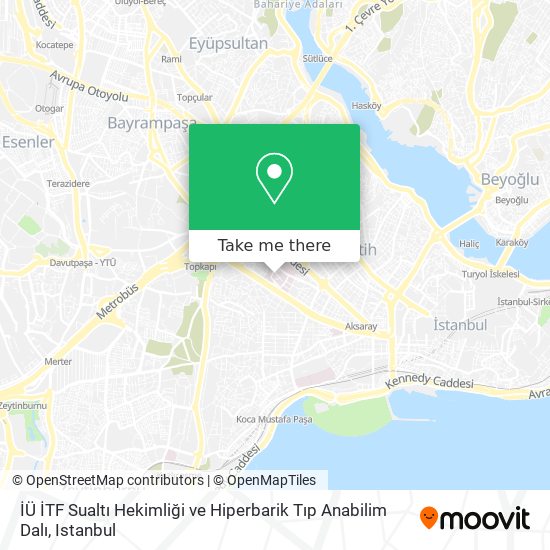 İÜ İTF Sualtı Hekimliği ve Hiperbarik Tıp Anabilim Dalı map