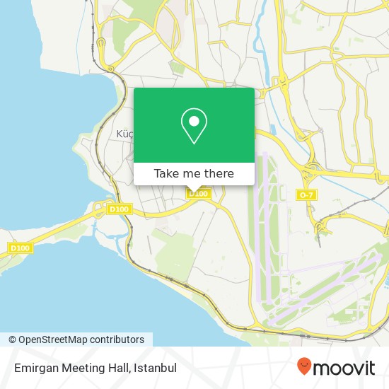 Emirgan Meeting Hall map