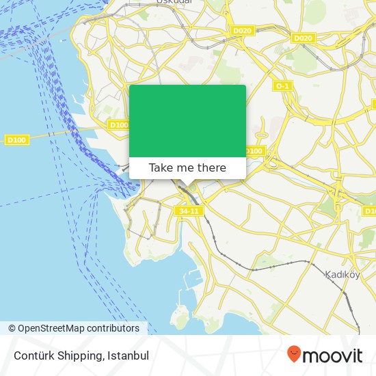 Contürk Shipping map